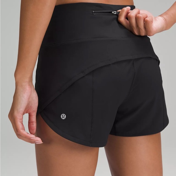 Lululemon Speed Up Black Shorts (Size 4) - Picture 2 of 6